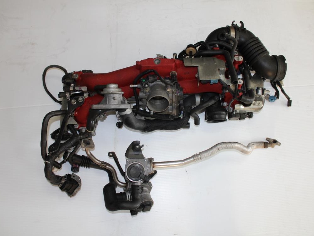 Collecteur d'admission JDM Subaru WRX STi V10 GRB avec papillon, injecteurs et faisceau: Image 2