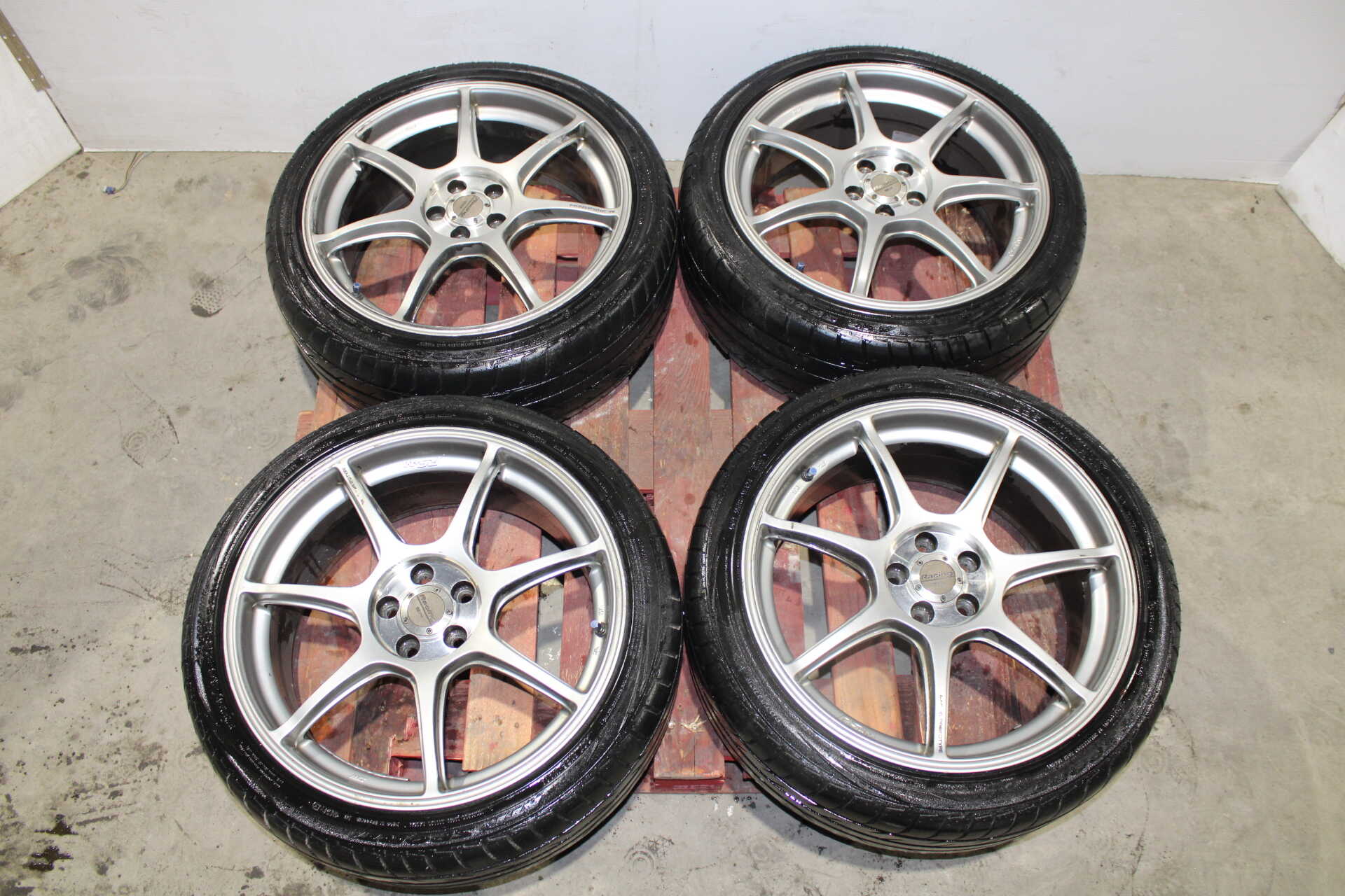 Racing Enkei RS-M 225/40/18 5X100 18X7.5 +48 Wheels +Atr Sport Summer tires