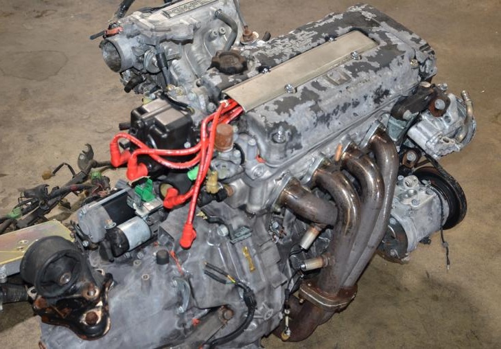 MOTEUR JDM B16A SiR OBD0 1988-1991 AVEC BOÎTE DE VITESSES À 5 RAPPORTS ET LSD  ET CALIBREUR DE BOÎTE À VENDRE: Image 9