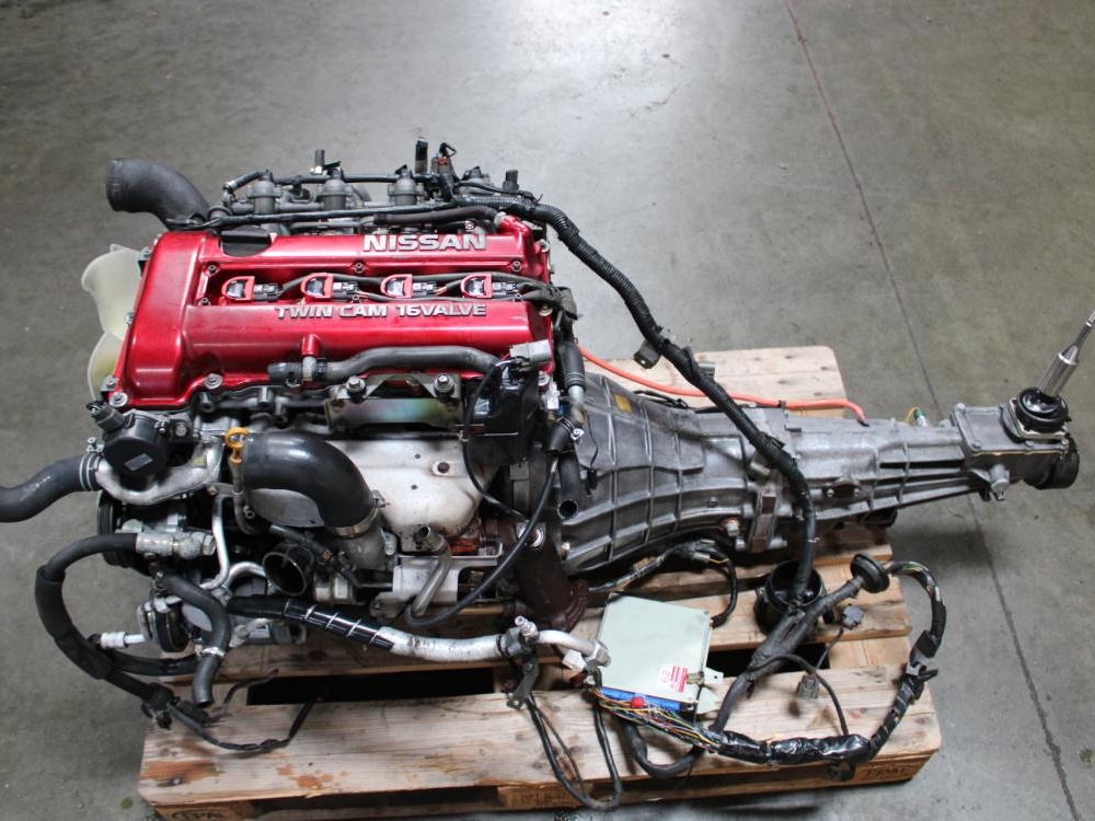 Moteur turbo JDM SR20DET NISSAN SILVIA S13 2,0 L REDTOP, boîte 5 vitesses, calculateur SR20DET: Image 6