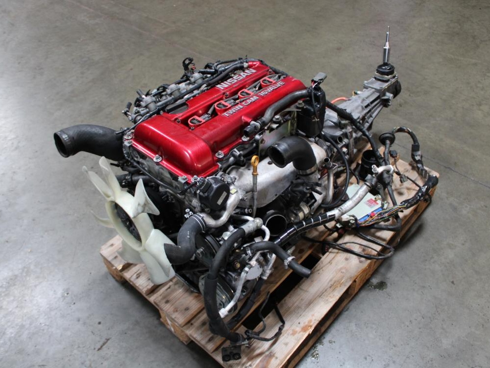 Moteur turbo JDM SR20DET NISSAN SILVIA S13 2,0 L REDTOP, boîte 5 vitesses, calculateur SR20DET: Image 5