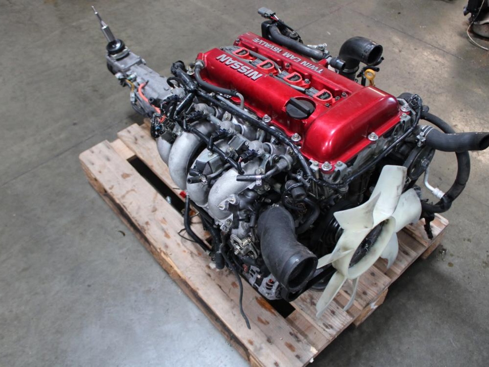 Moteur turbo JDM SR20DET NISSAN SILVIA S13 2,0 L REDTOP, boîte 5 vitesses, calculateur SR20DET: Image 3