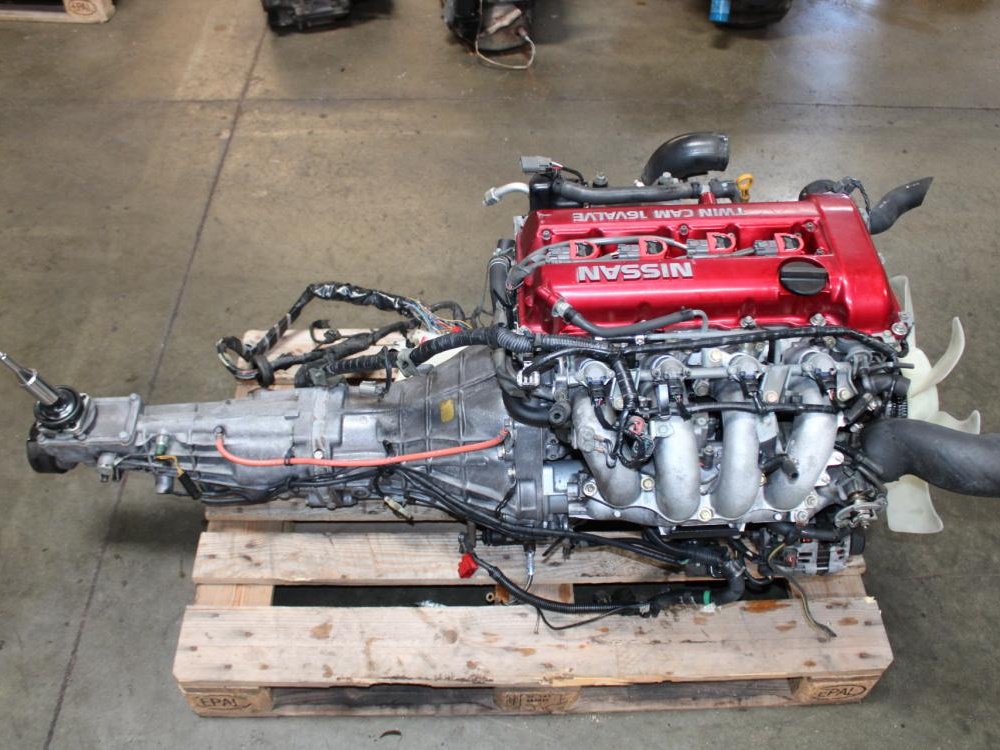 Moteur turbo JDM SR20DET NISSAN SILVIA S13 2,0 L REDTOP, boîte 5 vitesses, calculateur SR20DET: Image 7