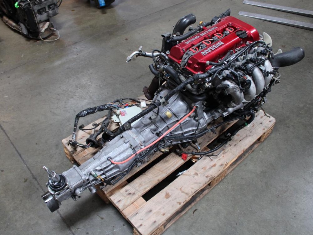 Moteur turbo JDM SR20DET NISSAN SILVIA S13 2,0 L REDTOP, boîte 5 vitesses, calculateur SR20DET: Image 4