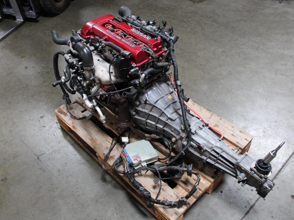Moteur turbo JDM SR20DET NISSAN SILVIA S13 2,0 L REDTOP, boîte 5 vitesses, calculateur SR20DET: Image 8