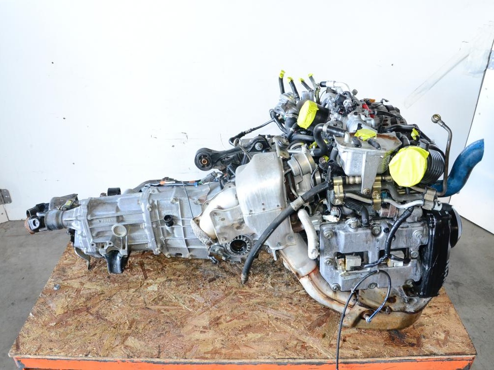 JDM 02 03 04 05 SUBARU WRX EJ205 AVCS 2.0L TURBO ENGINE WITH 5 SPEED TRANS: Image 4