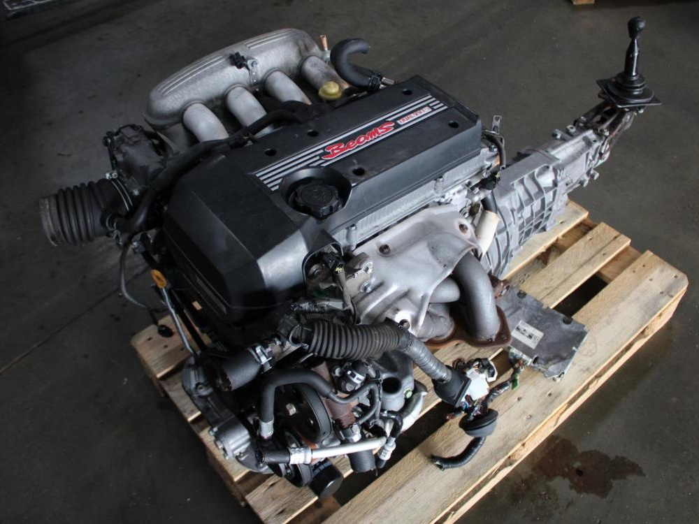 JDM 00-05 TOYOTA ALTEZZA 3S-GE BEAMS VVTI ENGINE 6 SPEED MANUAL TRANSMISSION RWD: Image 4