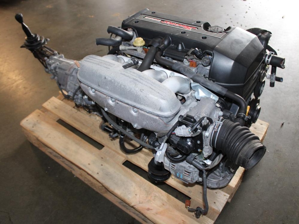JDM 00-05 TOYOTA ALTEZZA 3S-GE BEAMS VVTI ENGINE 6 SPEED MANUAL TRANSMISSION RWD: Image 3