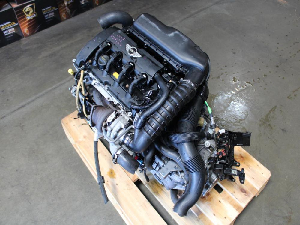 MOTEUR COMPLET MINI COOPER S 2007-2010, 1,6 L TURBO, AVEC CALIBRATEUR (ECU) ET BOÎTE DE VITESSES MANUELLE À 6 VITESSES: Image 4
