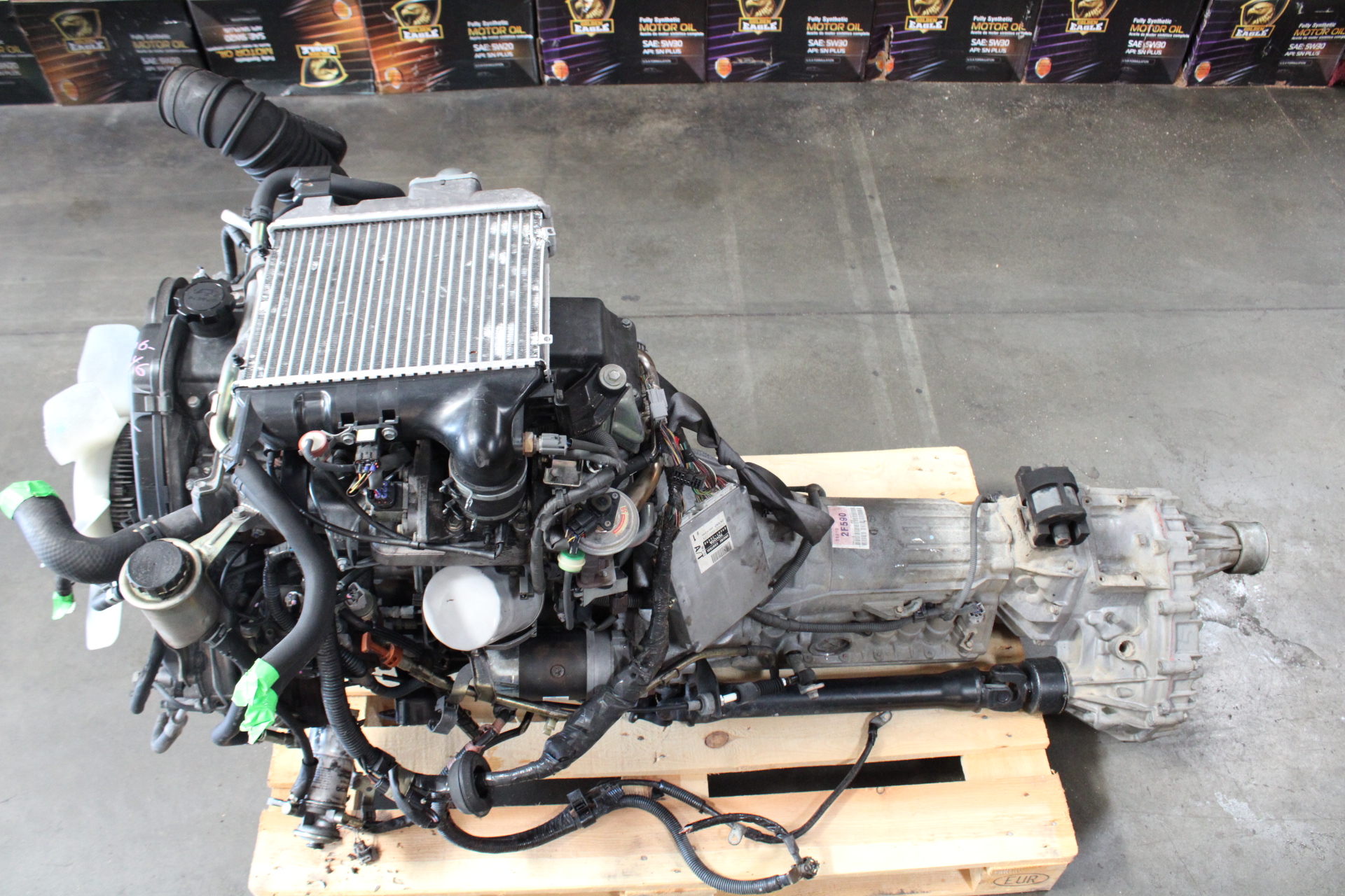 Moteur Toyota 1KZ-TE JDM, 3,0 L, turbo diesel, 4x4, boîte automatique, Hilux Surf