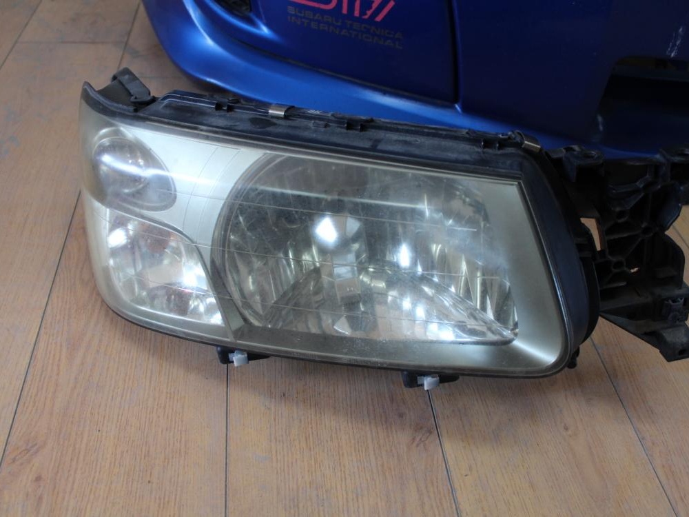 JDM Subaru Forester SG9 STi 03-08 Complete Front End Nose Cut Fenders Hood Headlights: Image 4
