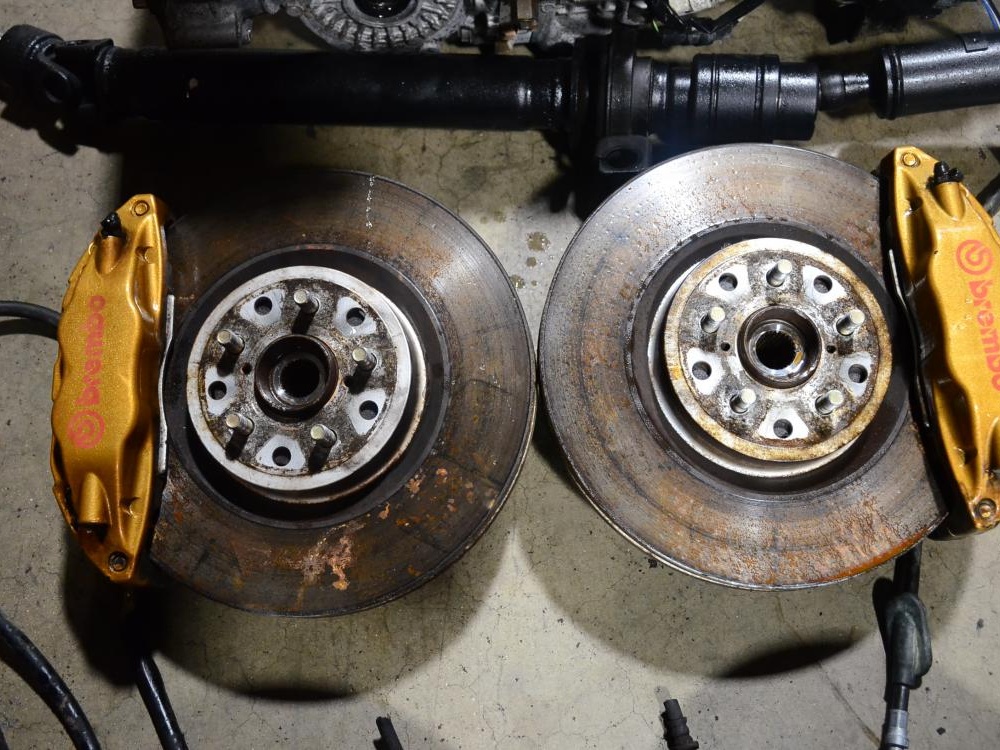 JDM Subaru Forester STI TY856WL4CC 6 Speed Full Drivetrain Package 2003-2008: Image 1