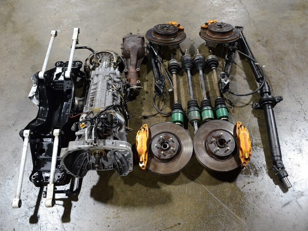 JDM Subaru Forester STI TY856WL4CC 6 Speed Full Drivetrain Package 2003-2008